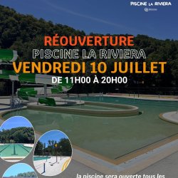 REOUVERTURE PISCINE LA RIVIERA